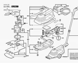Bosch Hedge Trimmer AGS 8-ST spare parts