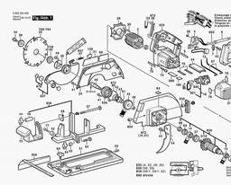 Bosch Circular Saw PKS 66 spare parts
