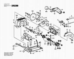 Bosch Circular Saw PKS 46 spare parts