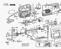 Bosch Jig Saw PST 60 PEA spare parts