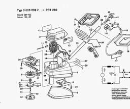 Bosch Lawn Edge Trimmer PRT 280 spare parts