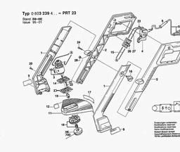 Bosch Lawn Edge Trimmer PRT 23 spare parts