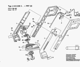 Bosch Lawn Edge Trimmer PRT 23 spare parts
