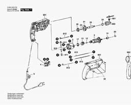 Bosch Univ. 2speed Impact Drill HBM 8 spare parts