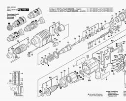 Bosch Rotary Hammer PBH 20-RF spare parts