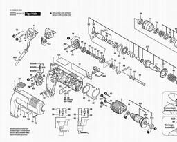 Bosch Diy Hammer Drill PBH 16 spare parts