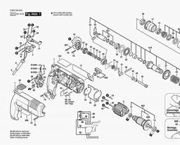 Bosch Diy Hammer Drill 3245 VSR spare parts