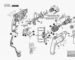 Bosch Percussion Drill PSB 400-2 spare parts