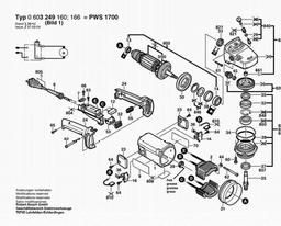 Bosch Angle Grinder PWS 20-230 spare parts