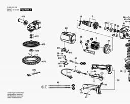 Bosch Universal Angle Grinder PPO 9-180 spare parts