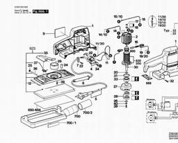 Bosch Orbital Sander SS 150 spare parts