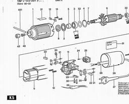 Bosch Router POF 50 spare parts