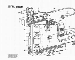 Bosch Tacker PTK 28 E spare parts