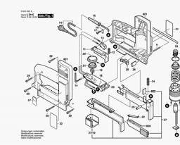Bosch Tacker PTK 23 E spare parts