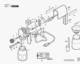 Bosch Spray Gun PSP 60 spare parts