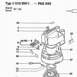 Bosch All Purpose Vacuum Cleane PAS 900 spare parts