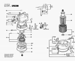 Bosch All Purpose Vacuum Cleane PAS 1000 F spare parts