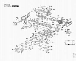 Bosch Belt Sander 3270D spare parts