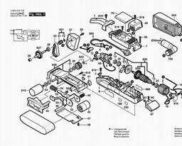 Bosch Belt Sander PBS 75 A spare parts