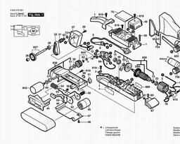 Bosch Belt Sander PBS 75 spare parts