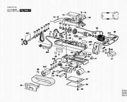 Bosch Belt Sander PBS 75 E spare parts