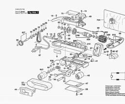 Bosch Belt Sander B7350 spare parts