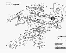 Bosch Belt Sander 3270DVS spare parts