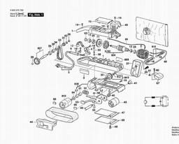Bosch Belt Sander PBS 75 E spare parts