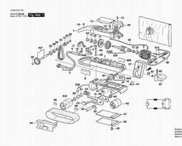 Bosch Belt Sander PBS 75 E spare parts