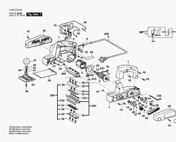 Bosch Portable Planer PHO 100 spare parts