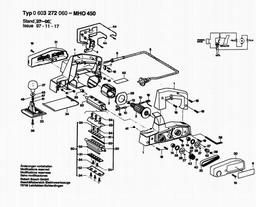 Bosch Portable Planer PHO 100 spare parts