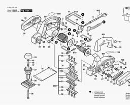 Bosch Portable Planer PHO 15-82 spare parts