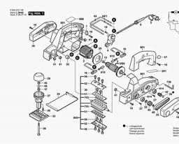 Bosch Portable Planer 3272A spare parts