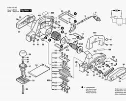 Bosch Portable Planer PHO 15-82 spare parts