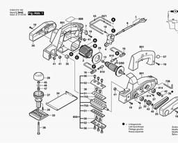 Bosch Portable Planer PHO 15-62 spare parts