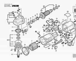 Bosch Angle Grinder PWS 710 spare parts