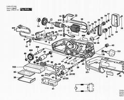 Bosch Belt Sander PBS 60 spare parts