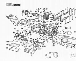 Bosch Belt Sander PBS 60 spare parts