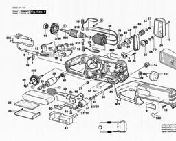Bosch Belt Sander PBS 60 A spare parts