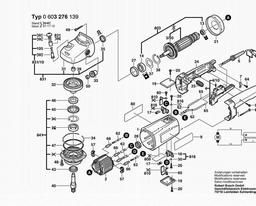 Bosch Combi-angle Grinder PWS 14-180 spare parts