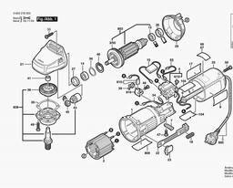 Bosch Angle Grinder PWS 5-115 spare parts