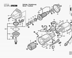 Bosch Angle Grinder PWS 5-115 spare parts