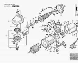 Bosch Combi-angle Grinder PWS 500 spare parts