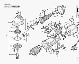 Bosch Angle Grinder PWS 6-115 spare parts