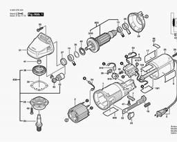 Bosch Angle Grinder PWS 6-115 spare parts