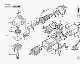Bosch Angle Grinder PWS 550 spare parts