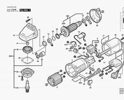 Bosch Angle Grinder PWS 7-115 E spare parts