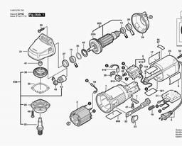 Bosch Angle Grinder PWS 7-115 E spare parts