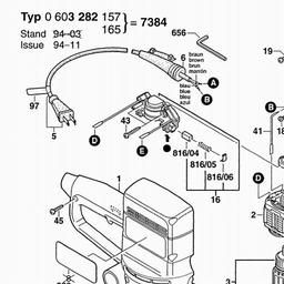 Skil 7384 spare parts