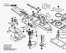 Bosch Orbital Sander B7150 spare parts